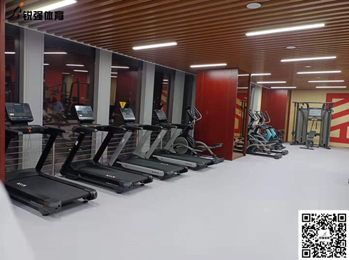 KY开元888完成的济南某部门单位健身房